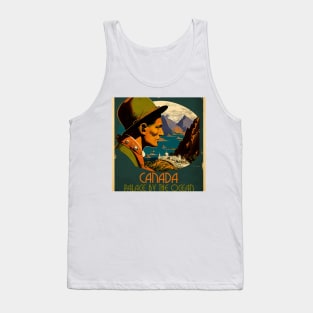 Canada Palace Vintage Travel Art Poster Tank Top